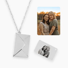 Envelope Photo Necklace