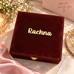 Shahi Jewellery Hamper- Royal Velvet Jewelry Gift Box with 9 Jhumke, 24 Glass Bangles, 5 Ghungroo Bangles, Necklace, Kashmiri Watch And Perfume