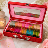 Diamond Bangle Box With Name ( 120 Diamond Bangles + 20 Ghungroo Bangles )
