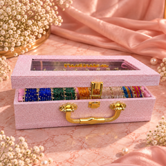 Diamond Bangle Box With Name ( 120 Diamond Bangles + 20 Heavy Ghungroo Bangles )