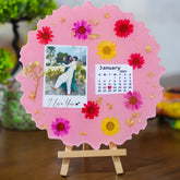 Photo Floral Resin Artwork