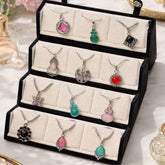Set Of 12 Oxidized Necklcae With Premium Jewelry Box
