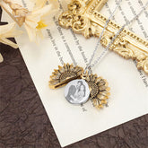 Sunflower Photo Necklace