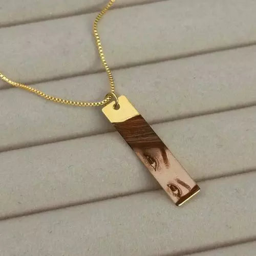 Spotify Eye Photo Necklace