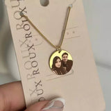 Circle Photo Necklace