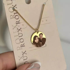 Circle Photo Necklace