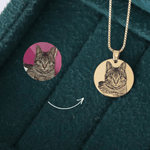 Load image into Gallery viewer, Circle Photo Necklace
