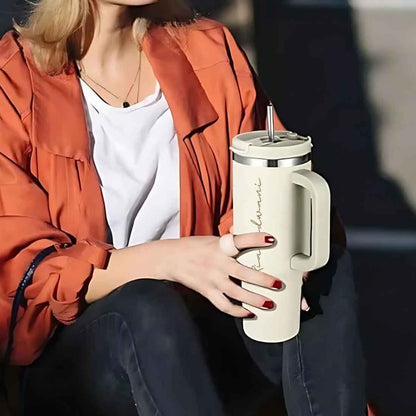 Personalized Tumbler Large Insulated Travel Mug 1200ml