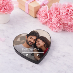 Personalized Heart Fridge Music Magnet