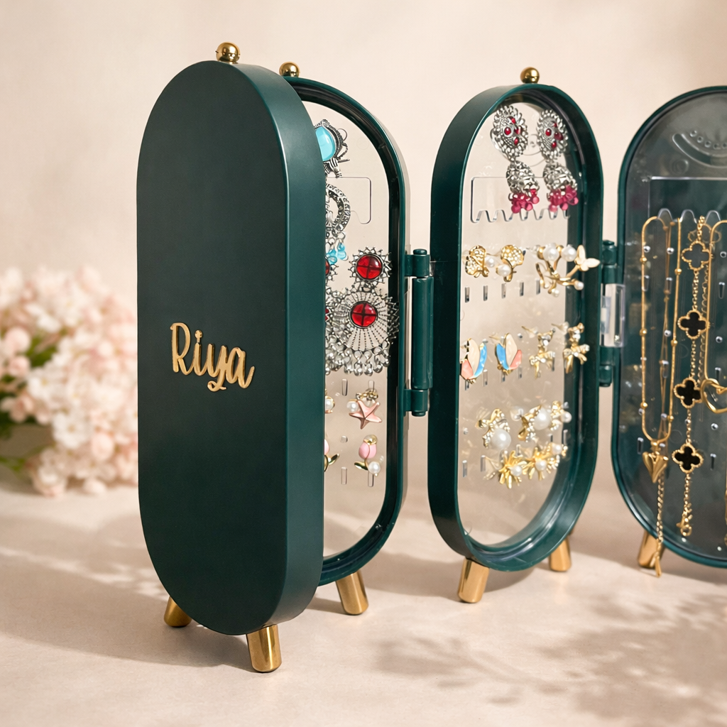 Premium Jewellery Gift Box ( 12 Earrings+3 Pendant+3 Jhumkas+1 Bracelet )