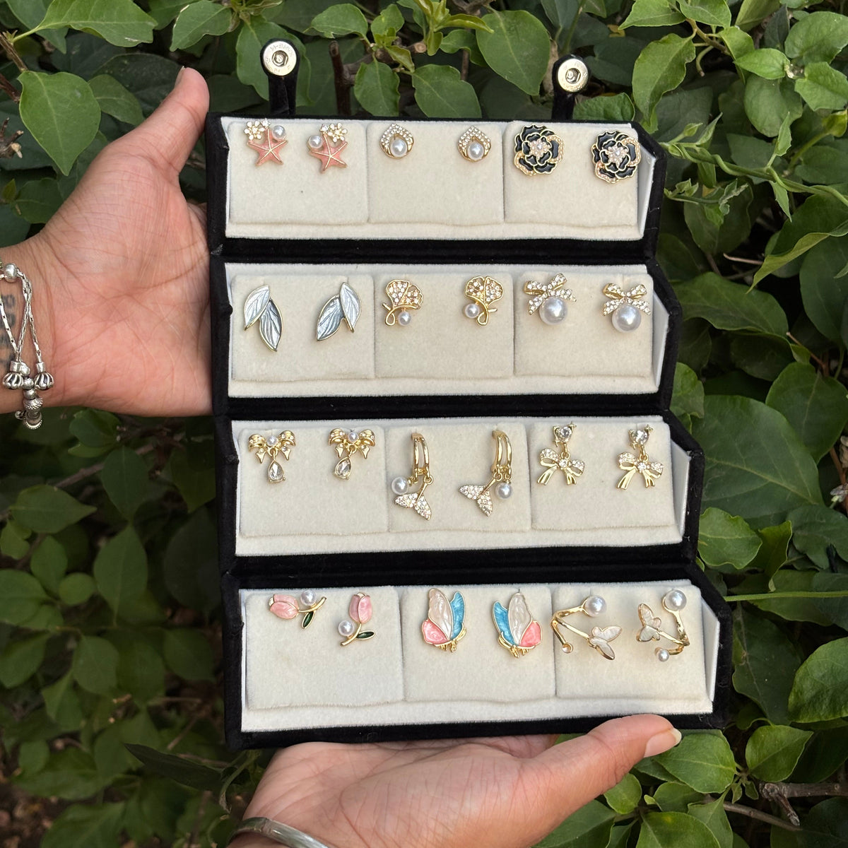 12 Korean Earring With Premium Box And Name