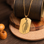 Load image into Gallery viewer, Waheguru Micro Sculpted Pendant
