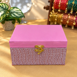 Premium Diamond Bangles Box with Silver Stone Kada – Random Color Collection ✨