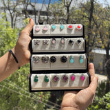 12 Stud Earrings With Premium  Box
