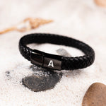 Load image into Gallery viewer, Leather Lock Bracelet
