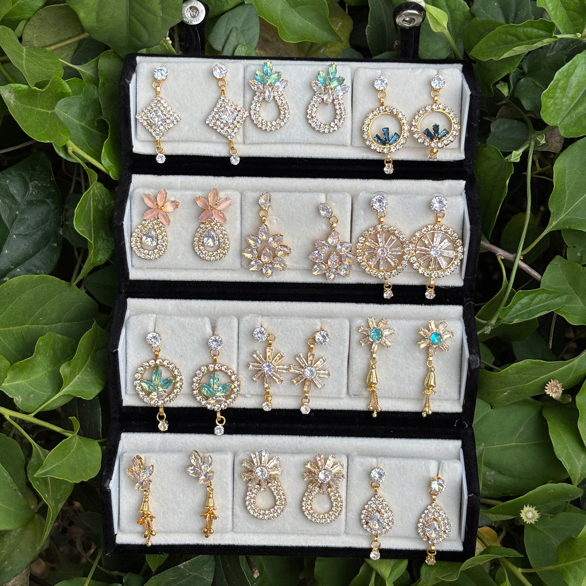 12 Charm Earrings With Premium Box