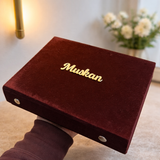 12 Jhumka Box With Premium Mirror Box And Name