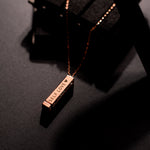 Load image into Gallery viewer, Diamonds 3D Bar - Rose Gold
