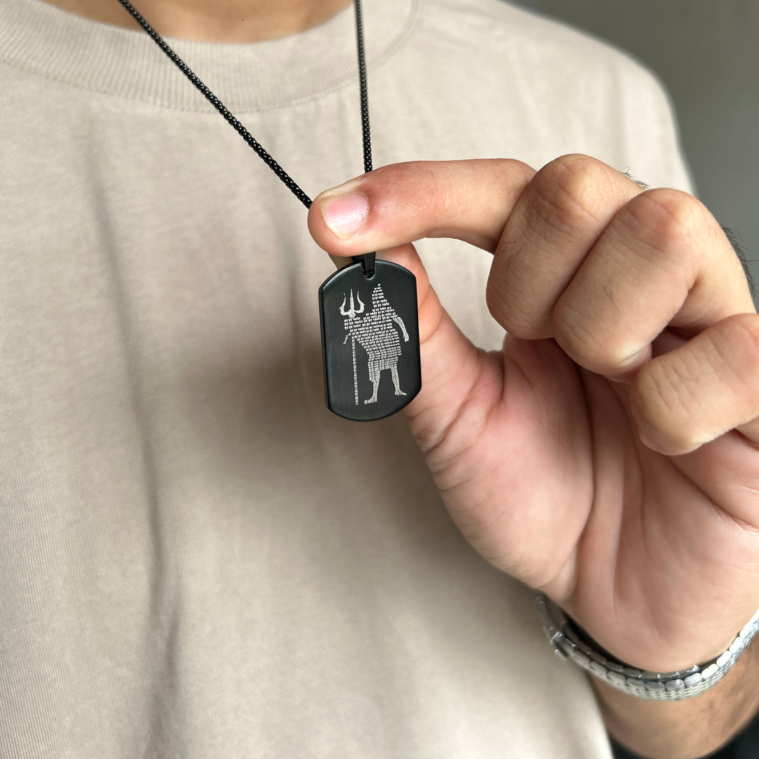 Har Har Mahadev Micro Sculpted Pendant