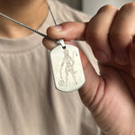 Load image into Gallery viewer, Hanuman Chalisa Micro Sculpted Pendant
