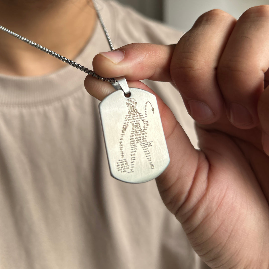 Hanuman Chalisa Micro Sculpted Pendant