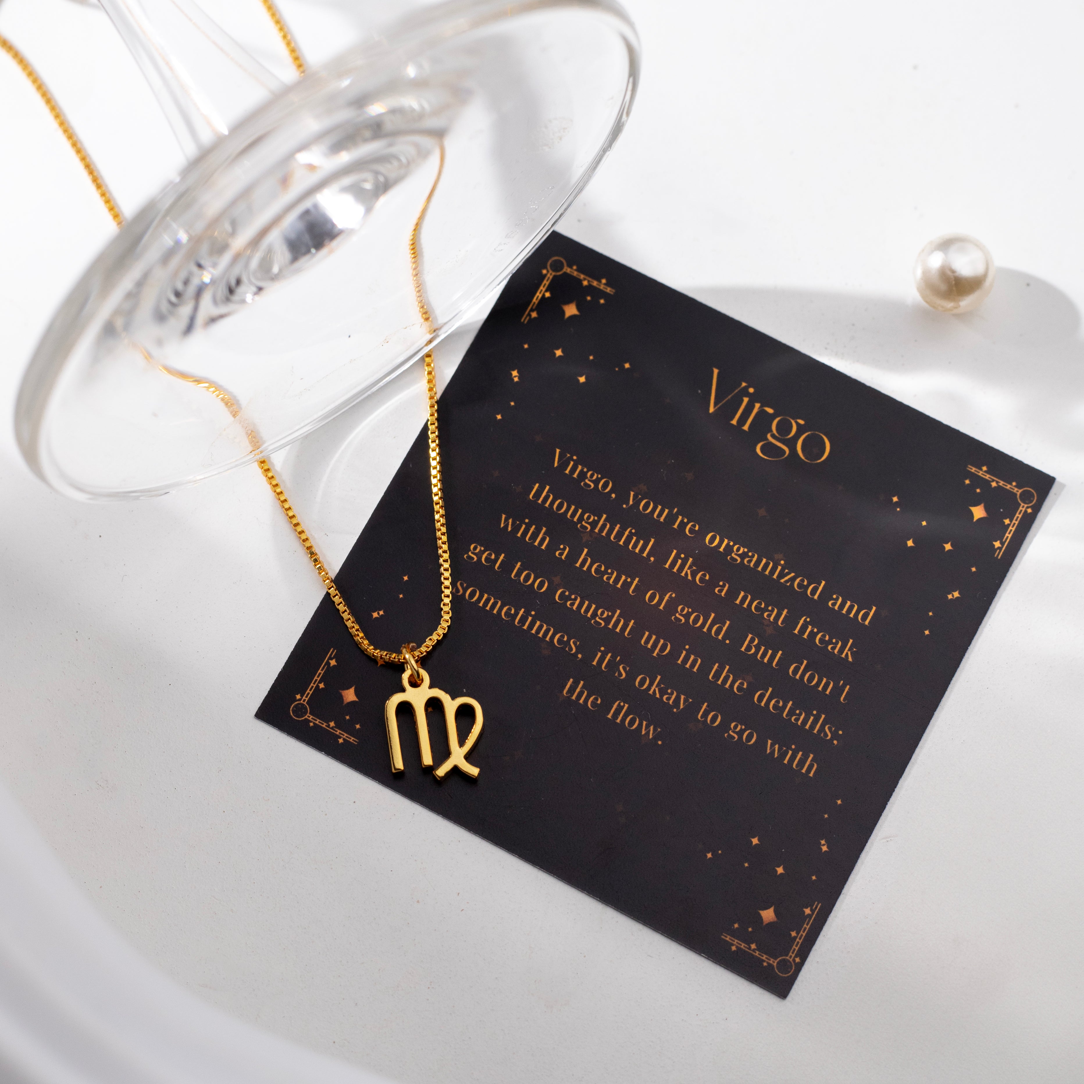 Virgo Zodiac Necklace