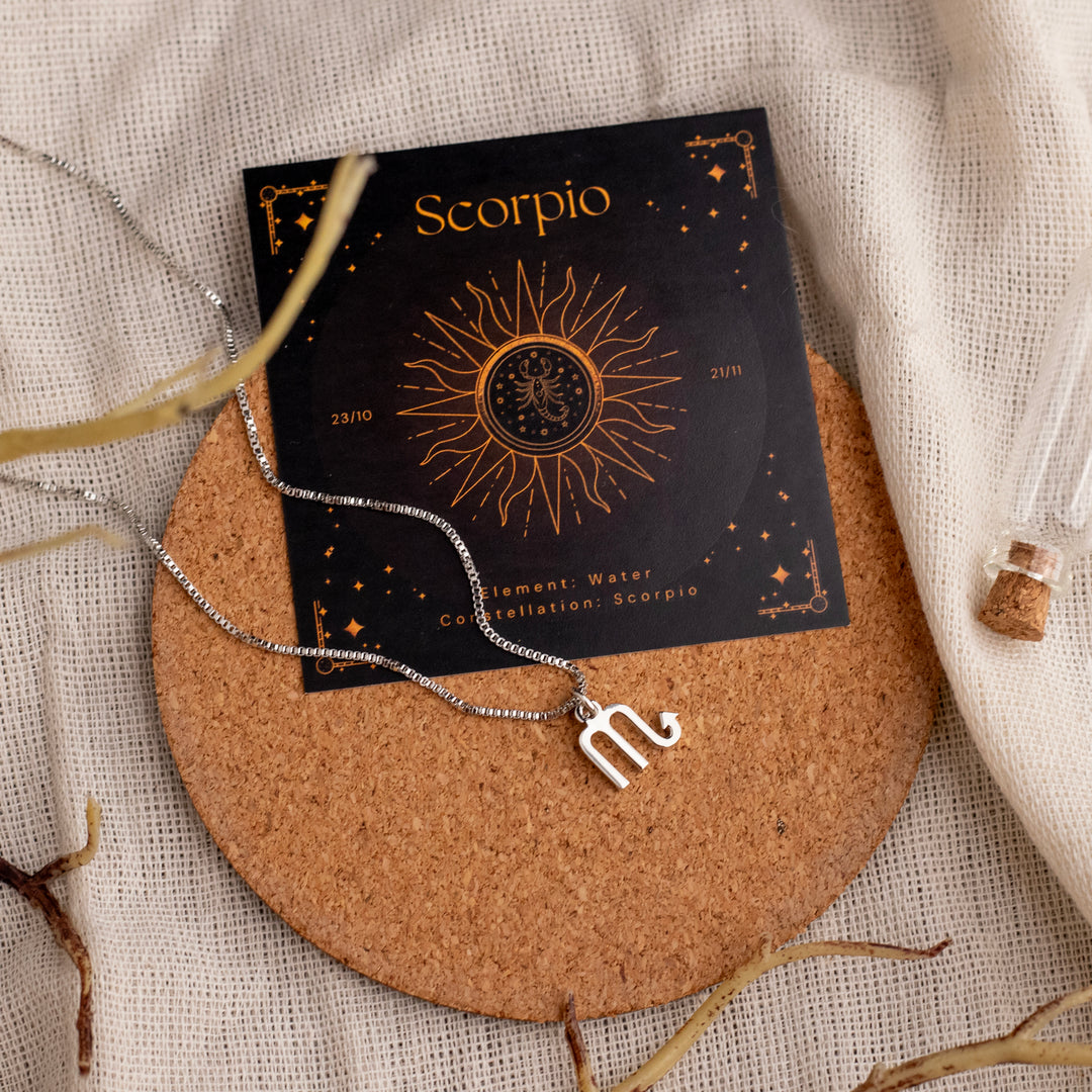 Scorpio Zodiac Necklace