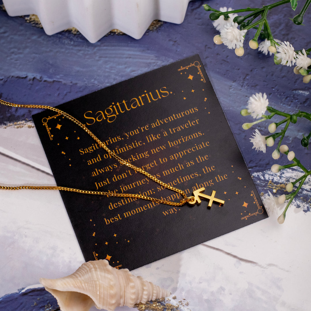 Sagittarius Zodiac Necklace