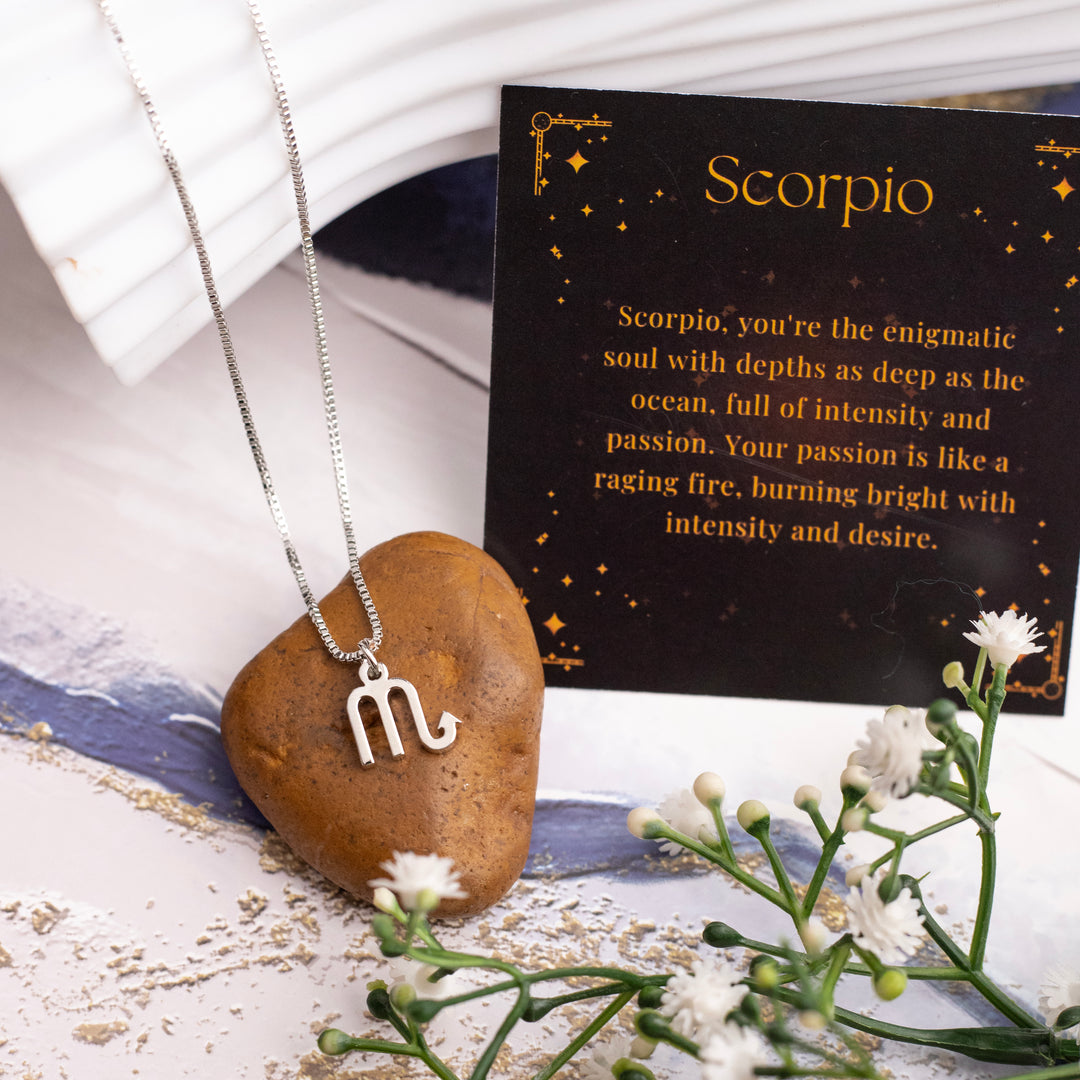 Scorpio Zodiac Necklace