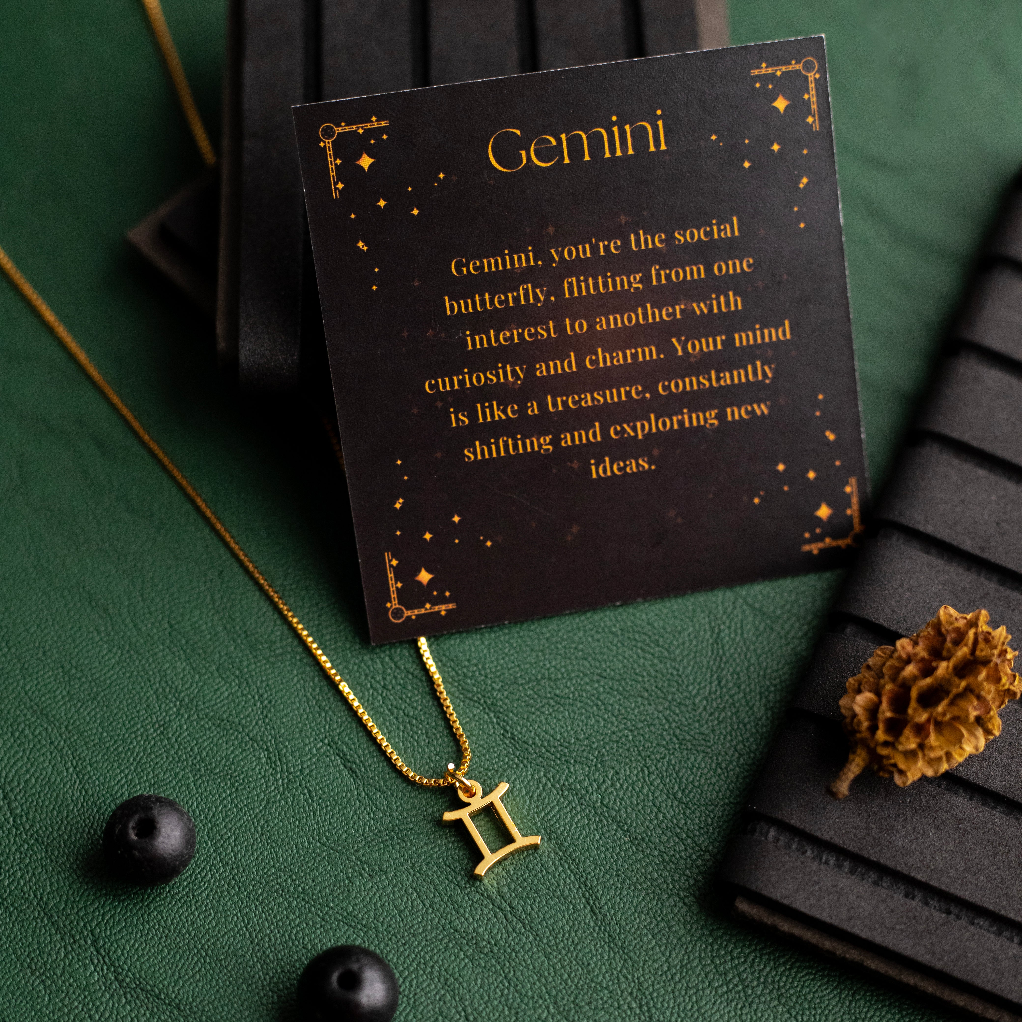 Gemini Zodiac Necklace