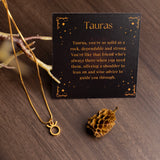 Taurus Zodiac Necklace