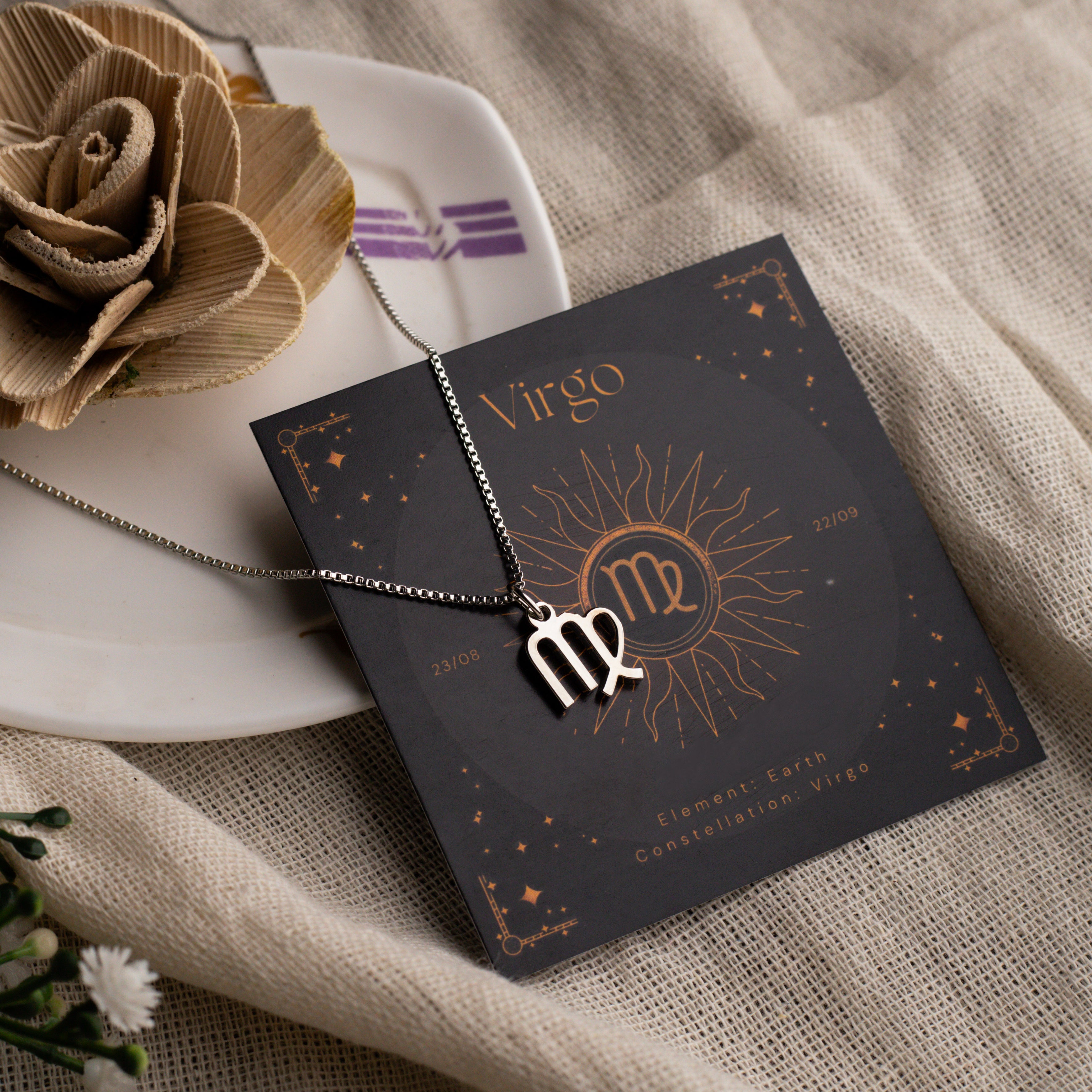 Virgo Zodiac Necklace