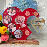 Heart Resin Artwork With Stand