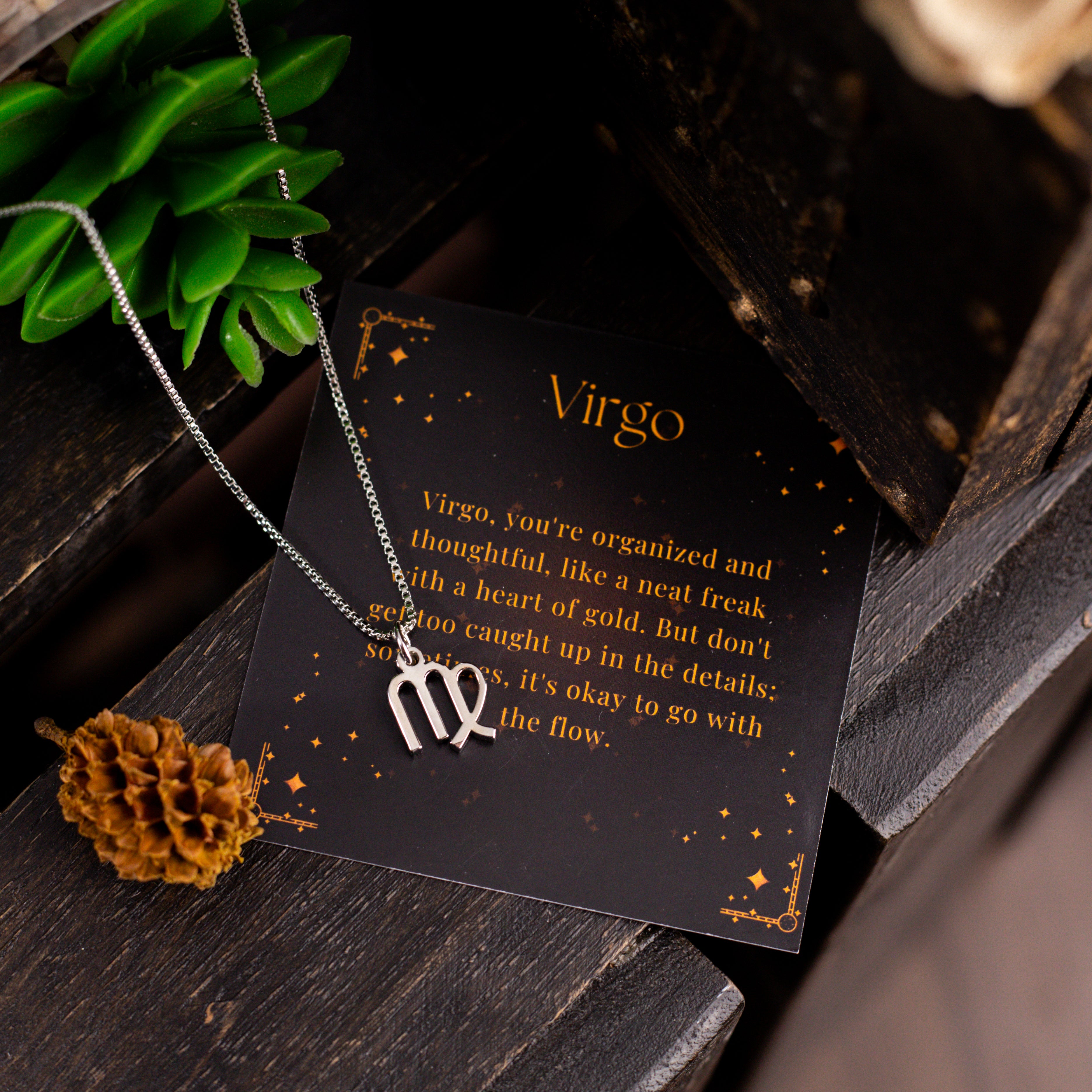 Virgo Zodiac Necklace
