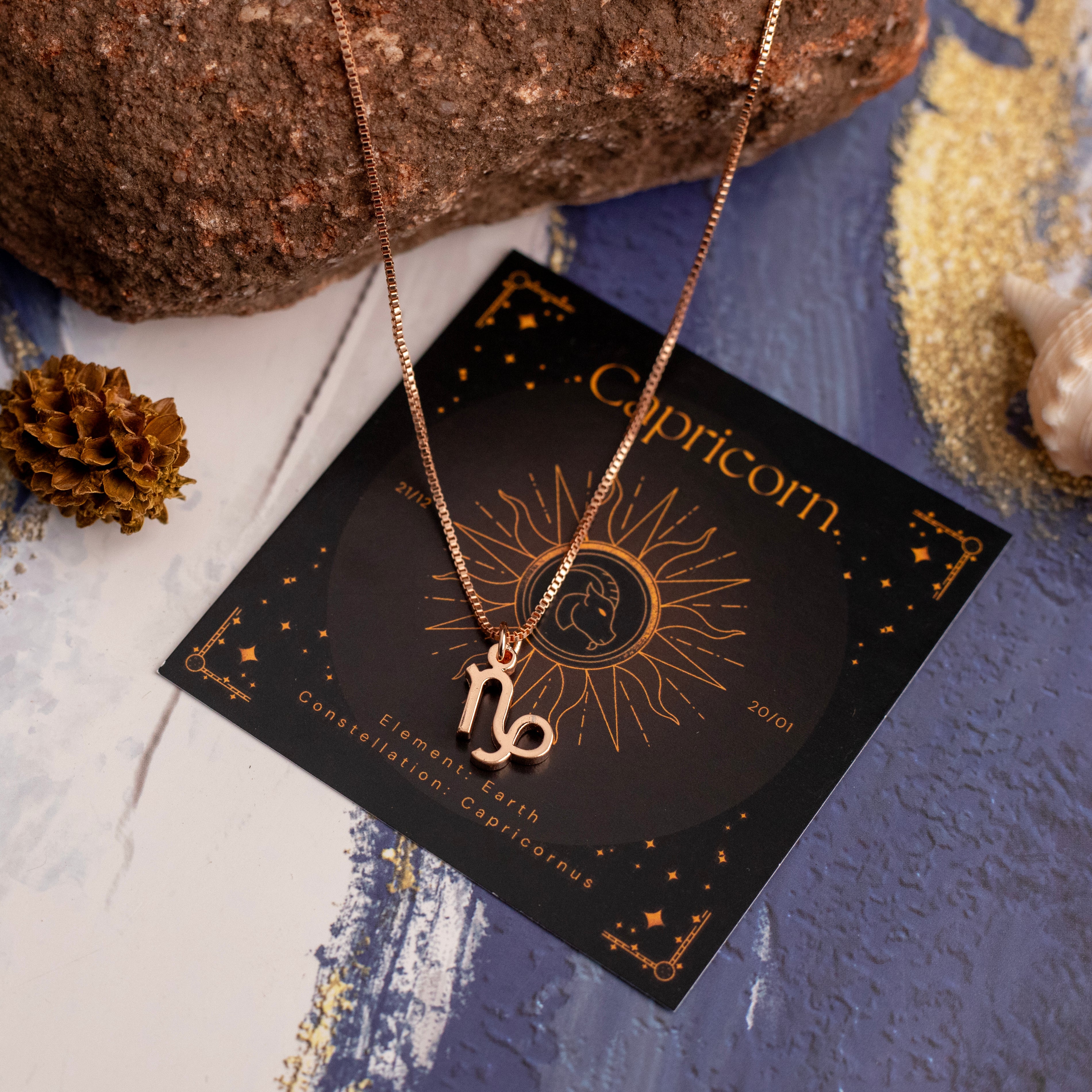 Capricorn Zodiac Necklace