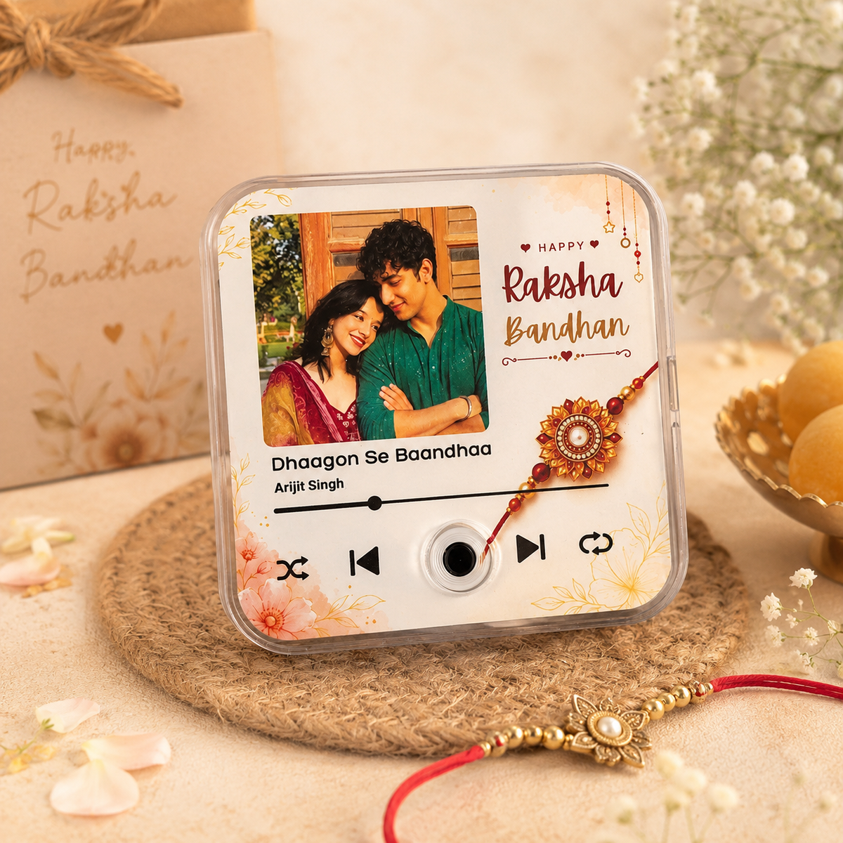 Personalized Fridge Music Magnet (Raksha Bandhan Special)