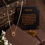 Load image into Gallery viewer, Taurus Zodiac Necklace
