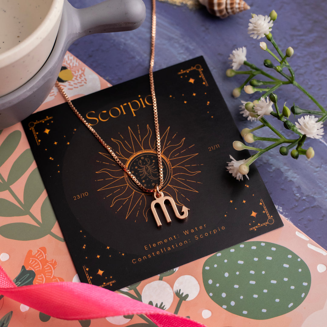 Scorpio Zodiac Necklace