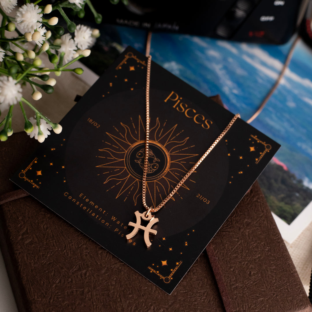 Pisces Zodiac Necklace