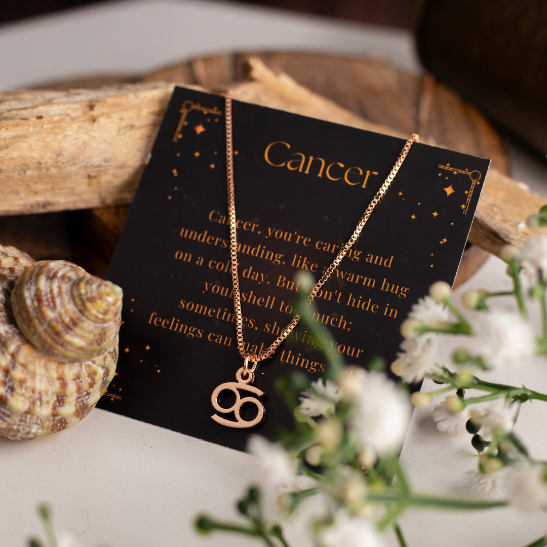 Cancer Zodiac Necklace