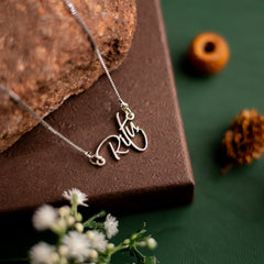 Cursive Style Name Necklace
