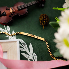 Box Chain Bracelet - Gold - Xctasy