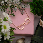 Load image into Gallery viewer, Infinity Heart Style Couple Name Necklace - Rose Gold - Xctasy