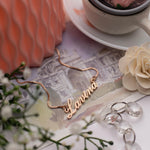 Load image into Gallery viewer, Simple Style Name Necklace - Rose Gold - Xctasy