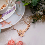 Load image into Gallery viewer, Xctasy Special Style Name Necklace - Rose Gold - Xctasy