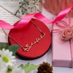 Load image into Gallery viewer, Signature Style Name Necklace - Rose Gold - Xctasy
