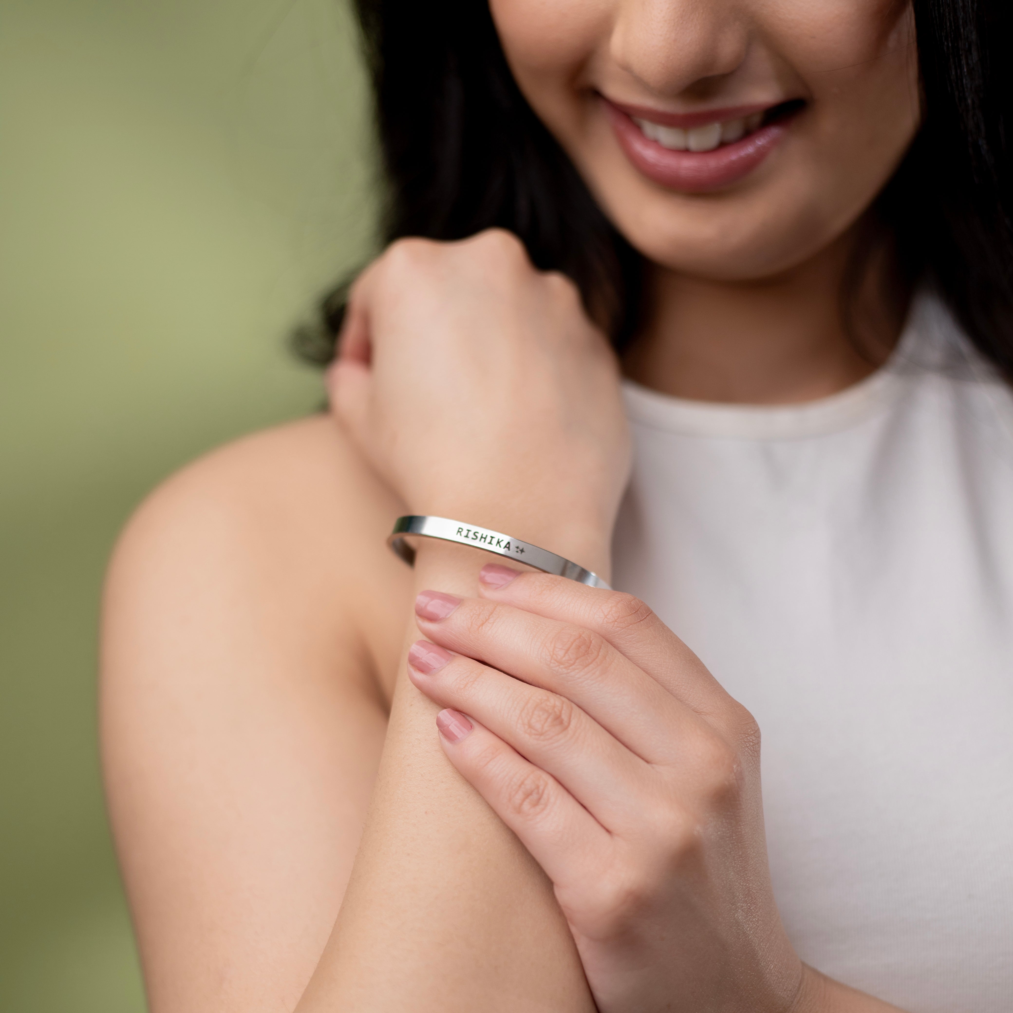 Engraved Cuff Bracelet