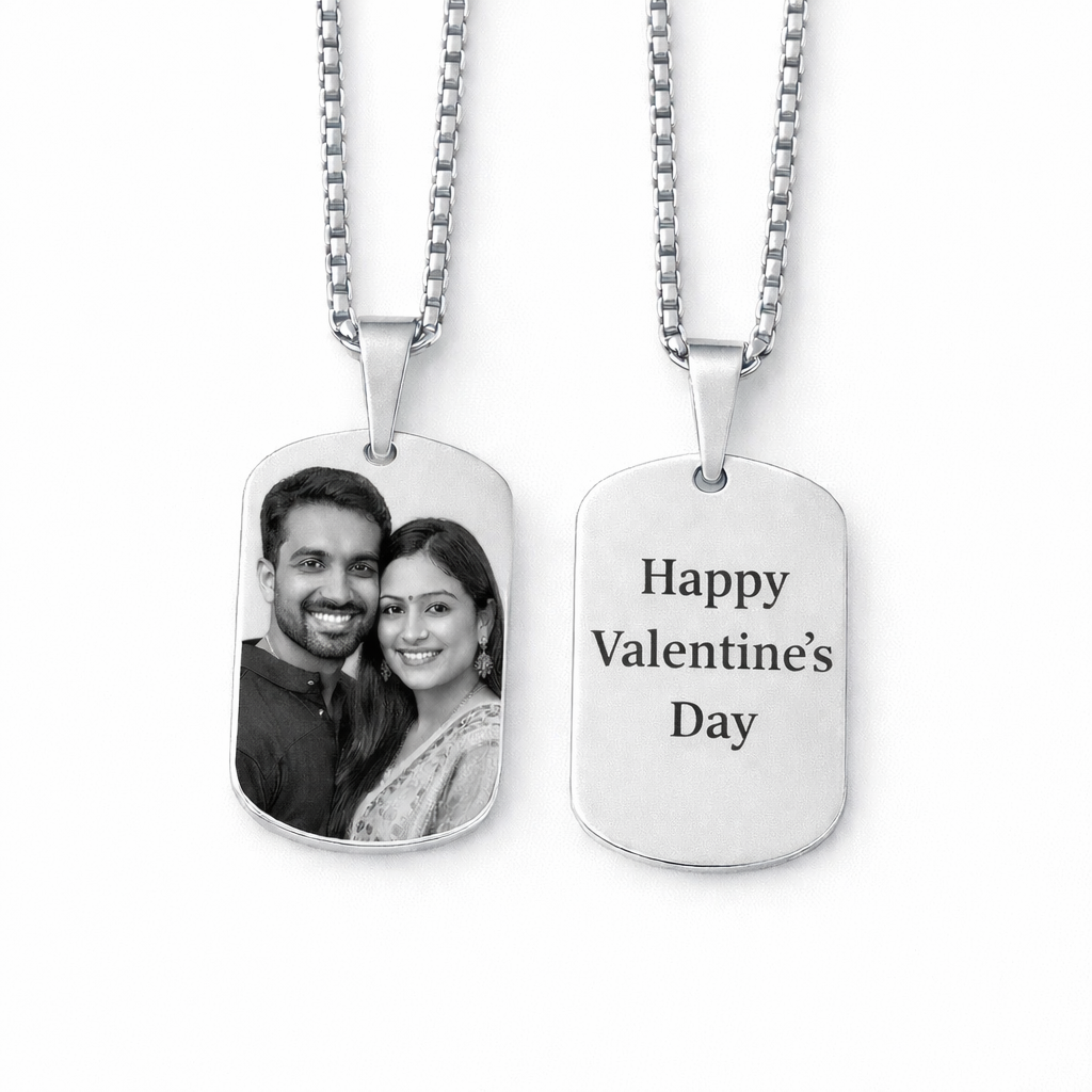 Tag Photo Necklace