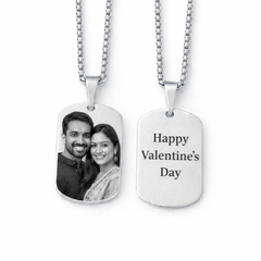 Tag Photo Necklace