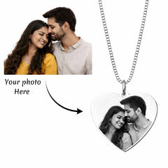 Heart Photo Necklace